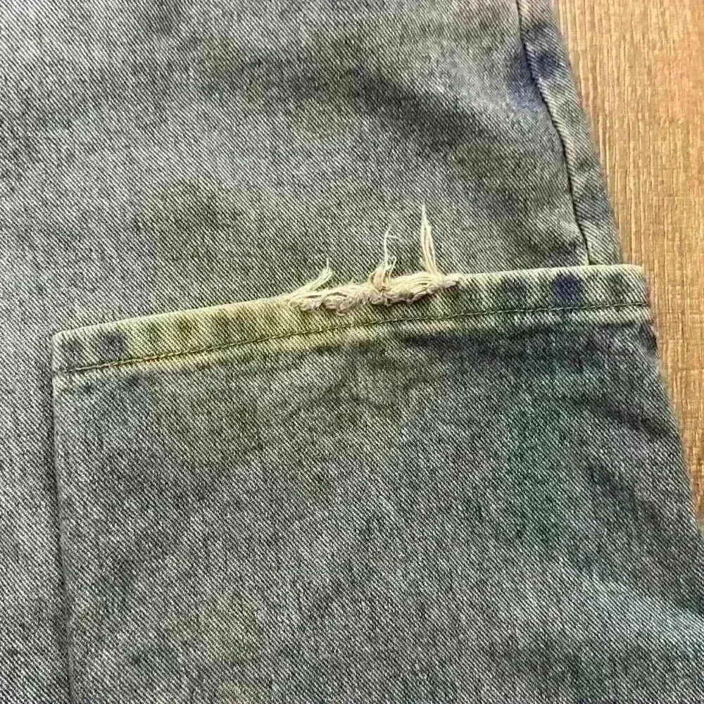Wrangler Jeans Men’s‎ 36x30 Blue Relaxed Fit Light Wash Denim Workwear 97601SB